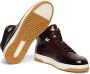 Santoni Leren Sneak-air sneaker voor heren Red Heren - Thumbnail 3