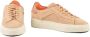 Santoni Leren Sneakers met Rubberen Zool Beige Dames - Thumbnail 4