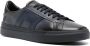 Santoni Leren sneakers met rubberen zool Blue Heren - Thumbnail 4