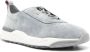 Santoni Leren Sneakers met Rubberen Zool Gray Heren - Thumbnail 4