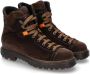 Santoni Leren Veterschoenen Enkellaarzen Brown Heren - Thumbnail 2