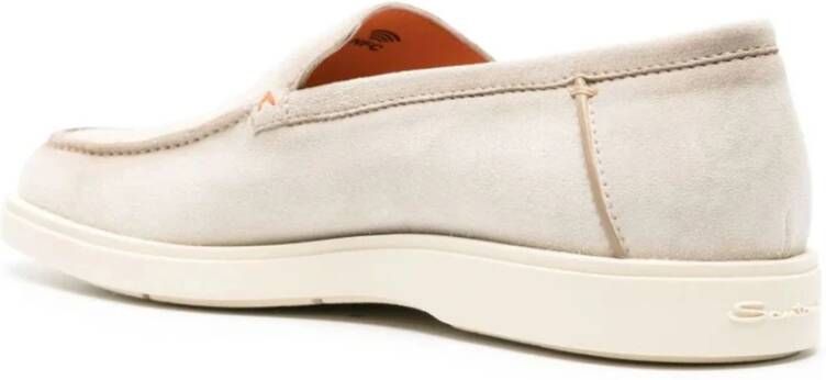 Santoni Loafers Beige Heren