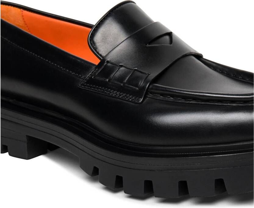 Santoni Loafers Black Dames