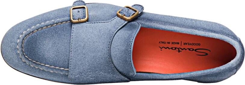 Santoni Loafers Blue Heren