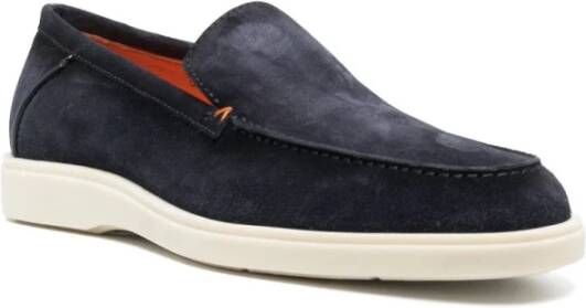 Santoni Loafers Blue Heren