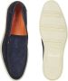 Santoni Blauwe Suède Loafers voor Heren Blue Heren - Thumbnail 5