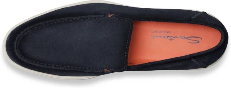 Santoni Loafers Blue Heren