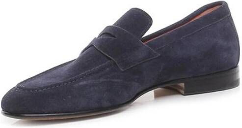 Santoni Loafers Blue Heren