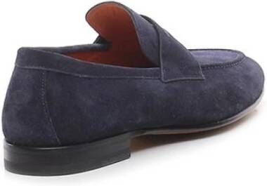 Santoni Loafers Blue Heren