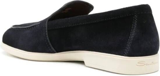 Santoni Loafers Blue Heren