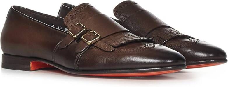 Santoni Loafers Brown Heren