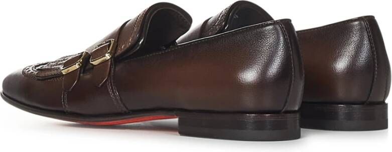 Santoni Loafers Brown Heren