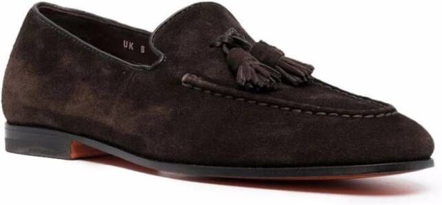 Santoni Loafers Brown Heren