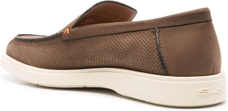 Santoni Loafers Brown Heren