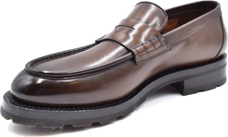 Santoni Loafers Brown Heren