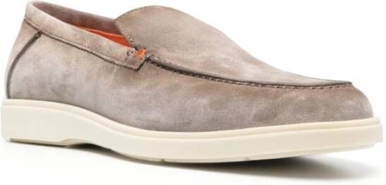 Santoni Loafers Gray Heren