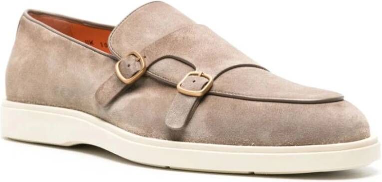 Santoni Loafers Gray Heren