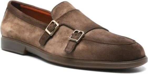 Santoni Malibu Loafer voor Mannen Brown Heren