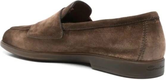 Santoni Malibu Loafer voor Mannen Brown Heren