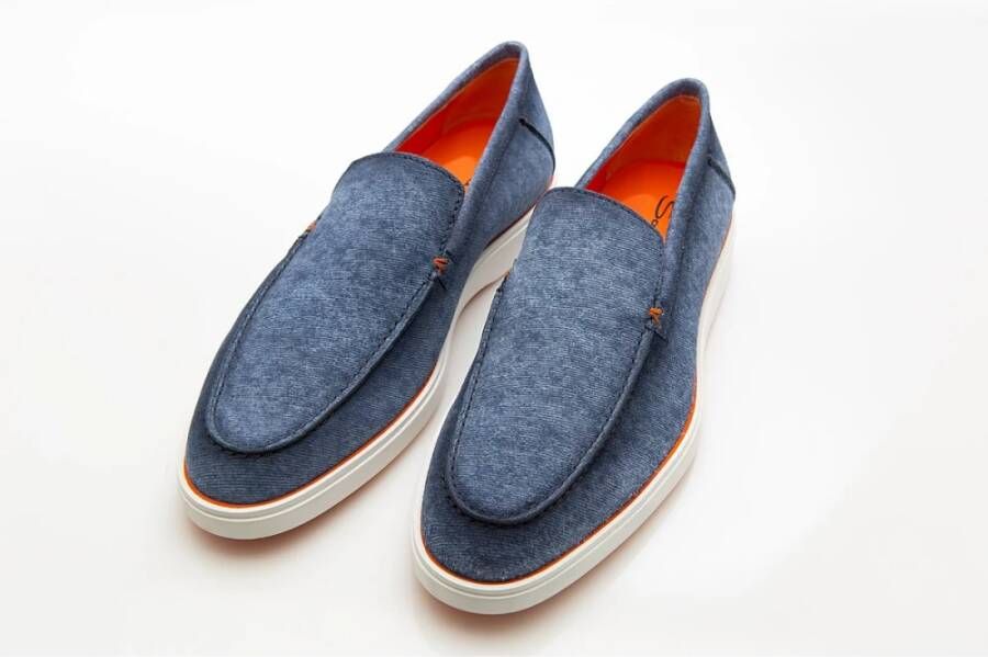 Santoni Mgdt17824 63 Blue Heren