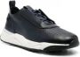 Santoni Middernachtblauwe Geperforeerde Sneakers Blue Heren - Thumbnail 2