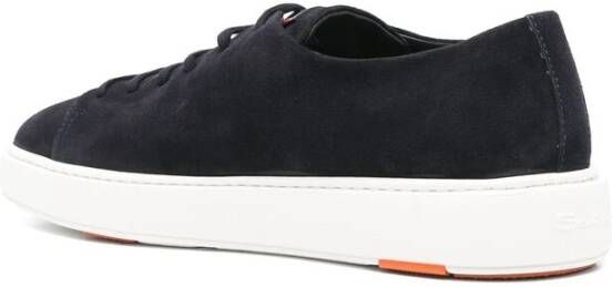 Santoni Moderne Sneaker Stijl Blue Heren