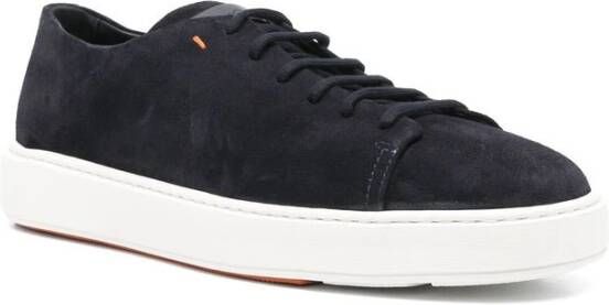 Santoni Moderne Sneaker Stijl Blue Heren