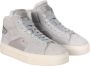 Santoni Montone Leren Sneakers Gray Dames - Thumbnail 2