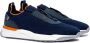 Santoni Nubuck Low Top Sneaker Blue Heren - Thumbnail 2