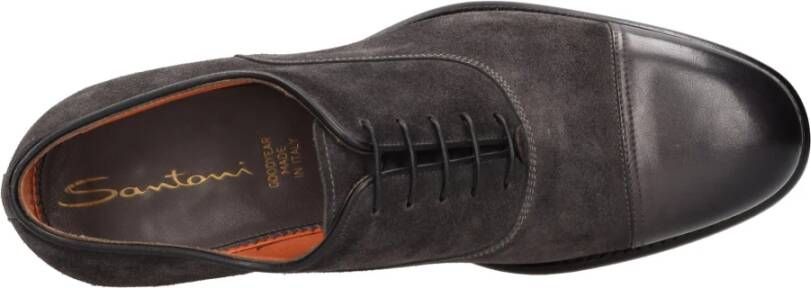 Santoni Platte schoenen Grijs Gray Heren