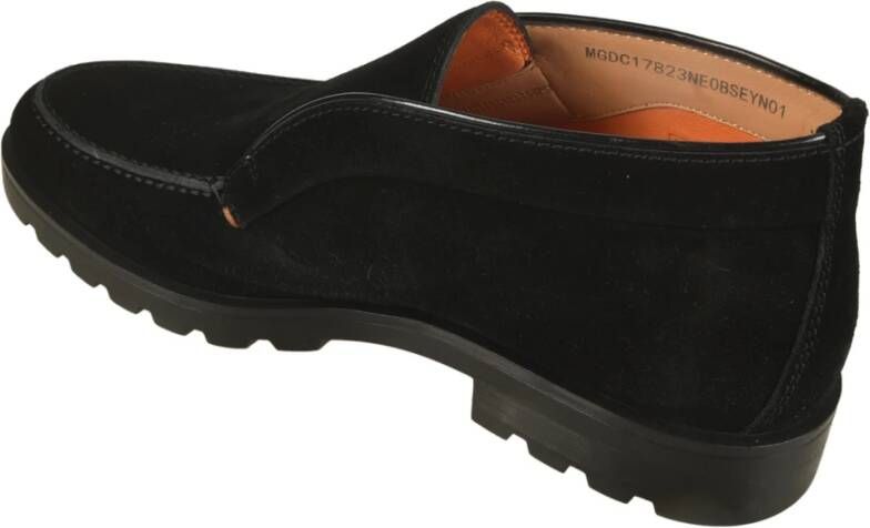 Santoni Platte schoenen voor vrouwen Black Heren