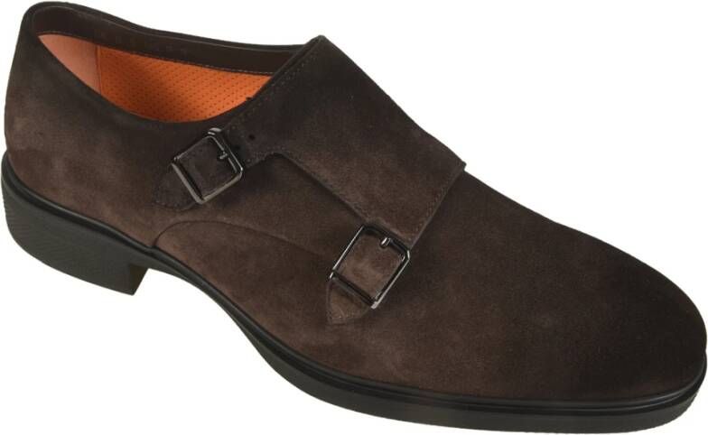 Santoni Platte schoenen voor vrouwen Brown Heren