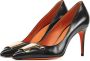 SANTONI Pumps Dames 70225 Maat: 38 Materiaal: Leer Kleur: Zwart - Thumbnail 4