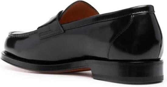 Santoni Quentin Loafer in Gunter-stijl Black Heren