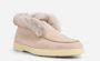 Santoni Roze Bontgevoerde Suède Desert Boots Pink Dames - Thumbnail 2