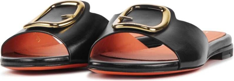 Santoni Slippers Zwart Dames