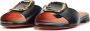 SANTONI Slippers Dames 70343 Maat: 39 Materiaal: Leer Kleur: Zwart - Thumbnail 2