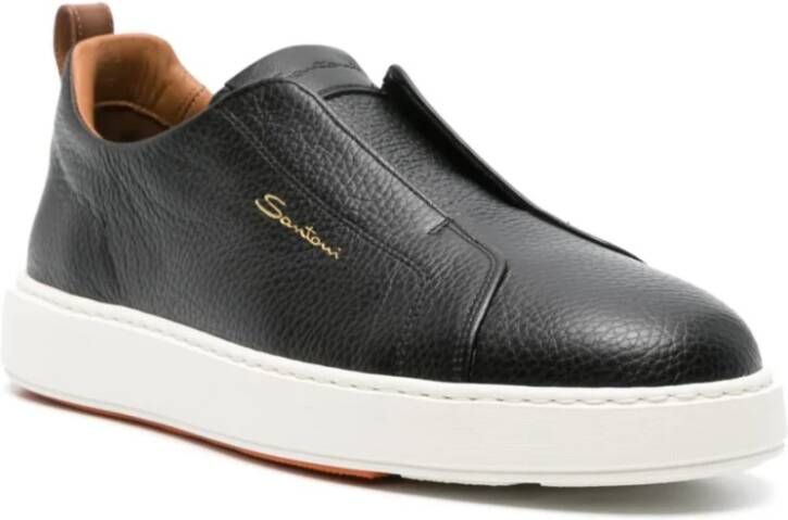 Santoni Sneakers Black Heren