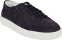 Santoni Blauwe Damps Low Top Sneakers Blauw Heren - Thumbnail 2