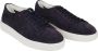 Santoni Blauwe Damps Low Top Sneakers Blauw Heren - Thumbnail 5