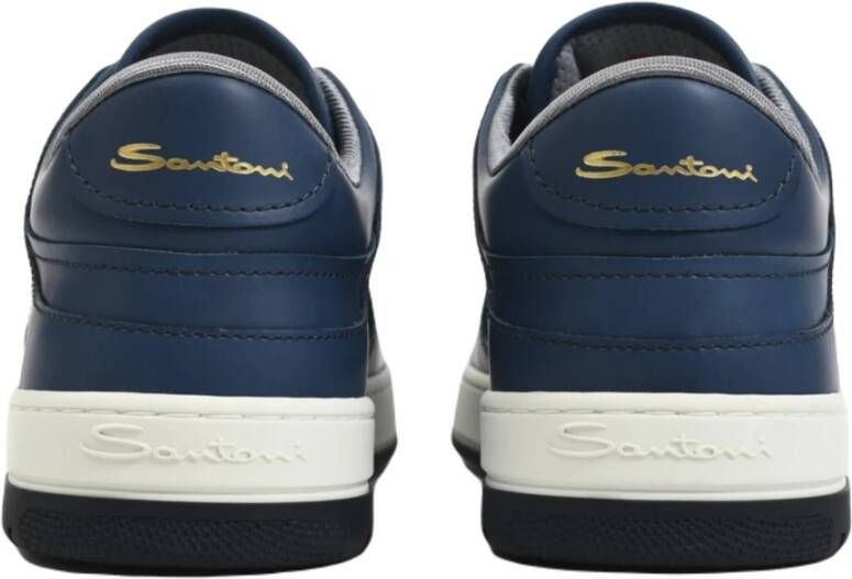 Santoni Sneakers Blue Heren