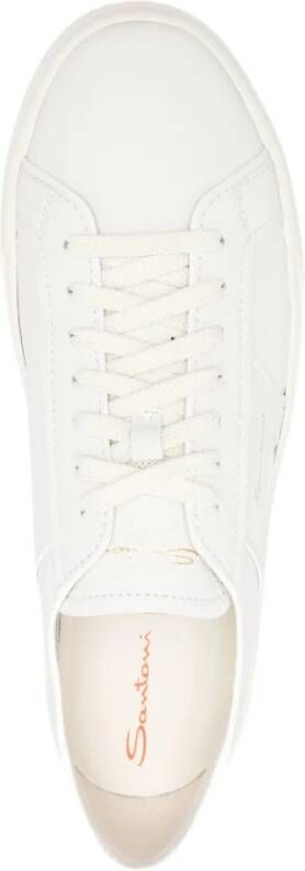 Santoni Sneakers White Heren