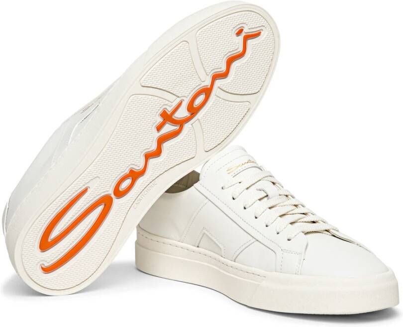 Santoni Sneakers White Heren