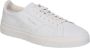 Santoni Sneakers met logo reliëf ronde neus en vetersluiting White Heren - Thumbnail 2