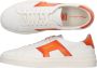 SANTONI Lage Sneakers Heren Gloria 21779 Maat: 41 5 Materiaal: Leer Kleur: Wit - Thumbnail 3