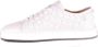 Santoni Witte leren instap sneakers White Heren - Thumbnail 3