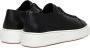 Santoni Leren tennissneakers voor dames Zwart Dames - Thumbnail 2