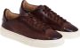 Santoni Sportieve Leren Sneakers Brown Heren - Thumbnail 2