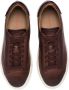 Santoni Sportieve Leren Sneakers Brown Heren - Thumbnail 5