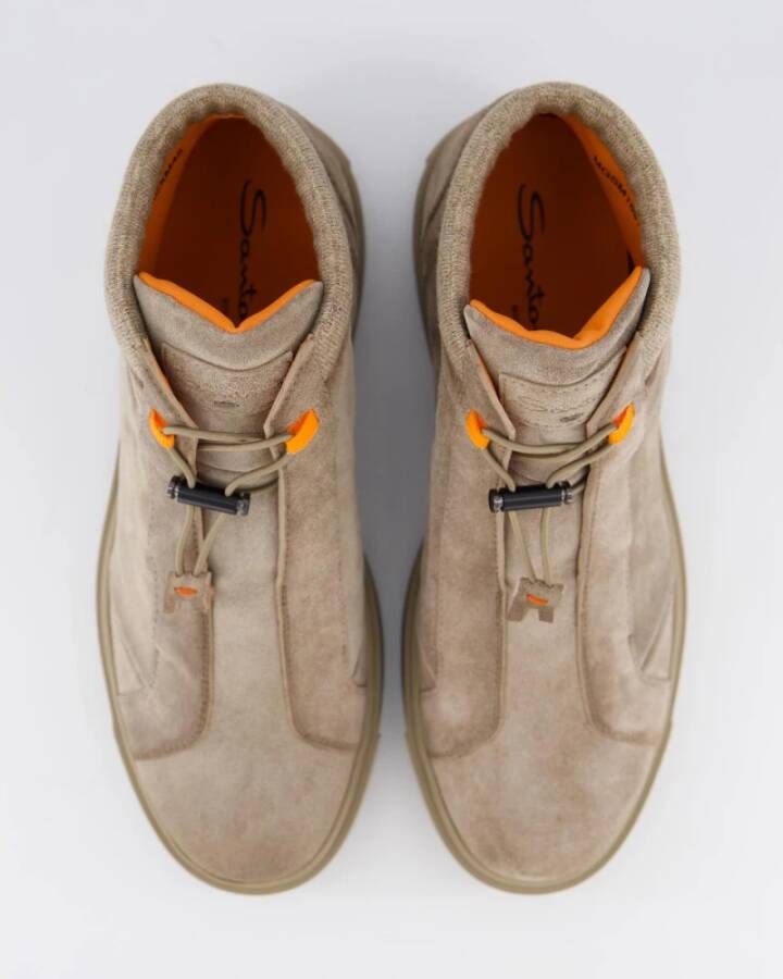 Santoni St Moritz Heren Stijlvolle Schoenen Beige Heren